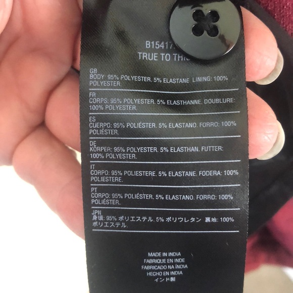 NWT Stunning! Volcom Stone Row Burgundy Soft Velvet Jacket - Size Small - Picture 15 of 16